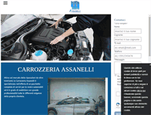 Tablet Screenshot of carrozzeriaassanelli.com